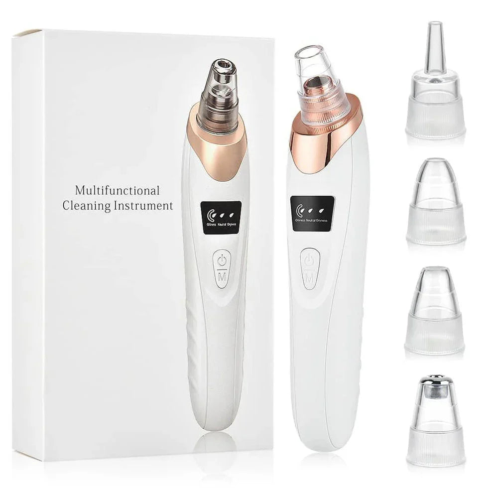 5in1 Blackhead Remover Machine Rechargeable | Face Vacuum Derma | Blackhead Removing Machine