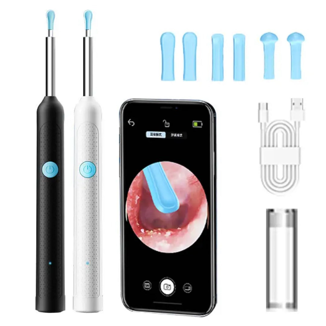 Ear Cleaner High Precision Ear Wax Removal Tool With Camera With LED Light Wireless Cleaner Smart Ear Cleaning Kit