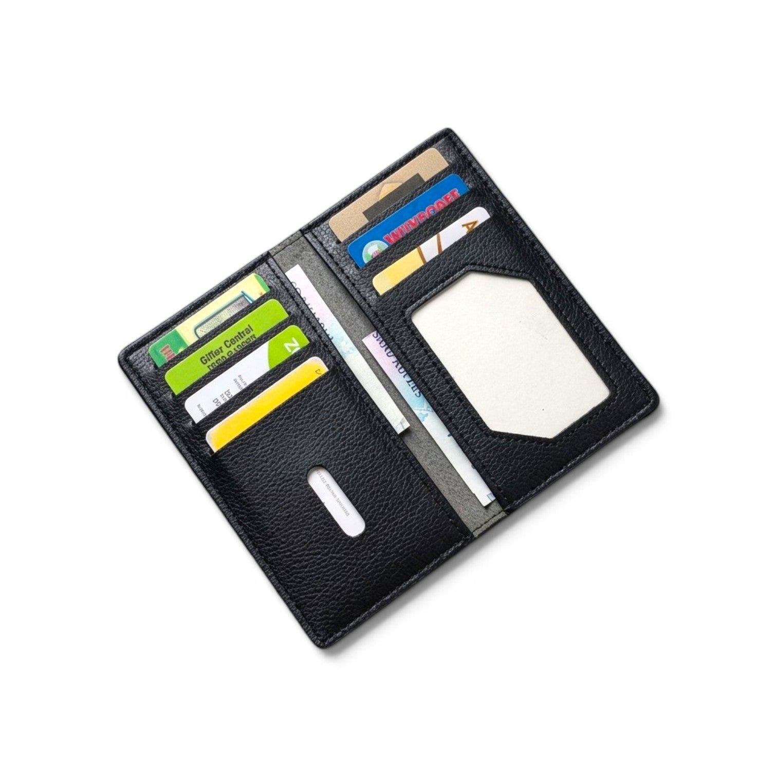 BALISI Bifold Wallet for Men & Women Black