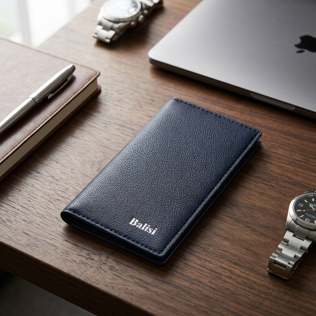 BALISI Bifold Wallet for Men & Women Black
