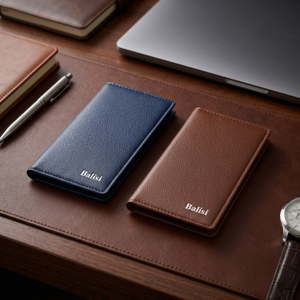 BALISI Bifold Wallet for Men & Women Black